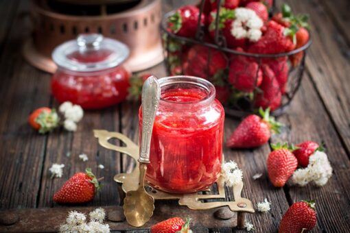 Juice Sweetened Local Farm Fresh Strawberry Jam