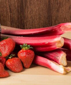 Farm Fresh Local Juice Sweetened Strawberry Rhubarb Jam