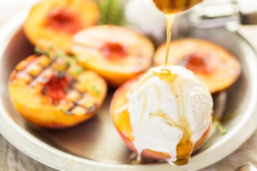 Farm Fresh Local Vanilla Peaches