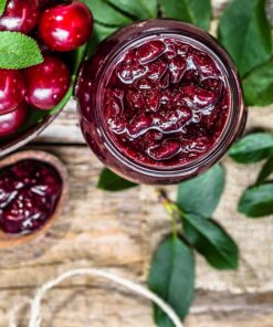 Juice Sweetened Whole Cherry Jam